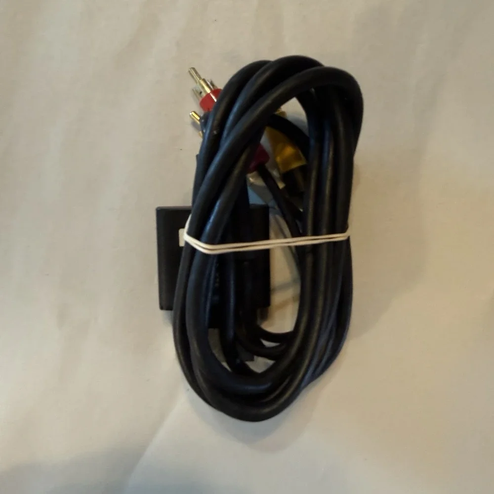 Genuine Official OEM Microsoft XBOX 360 Composite AV Cable X821376-001 Tested